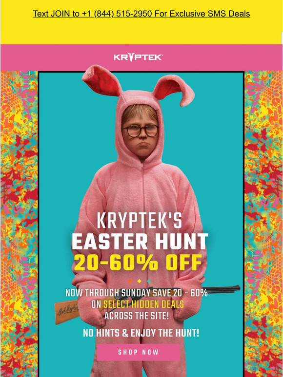 🐰 Kryptek Easter Hunt & Seat Cover Sale 🐰