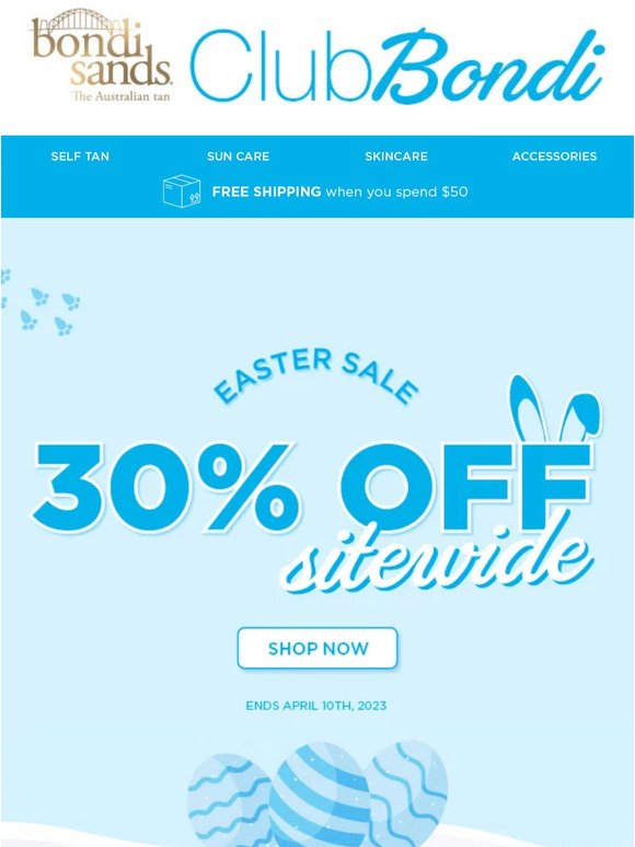 Ending Soon! 30% Off Sitewide