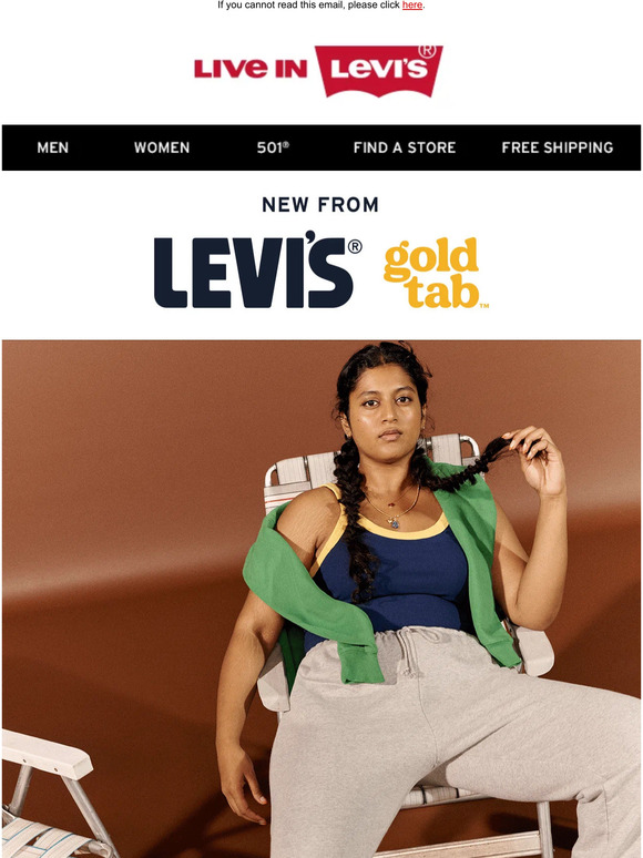 Emma Chamberlain Levi's Gold Tab Campaign 2022 Photos