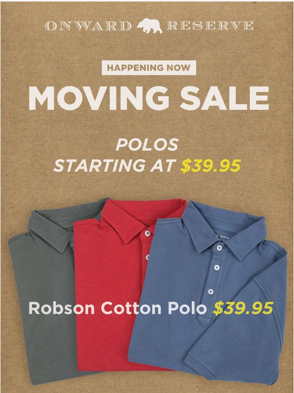 Up to 70% Off Polos