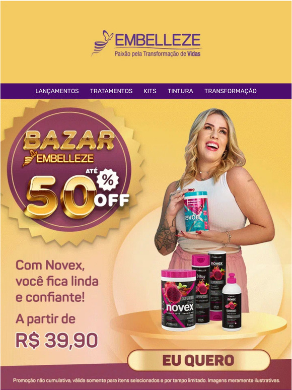 SURPRESA: Até 50% Off para você 🤫🥳