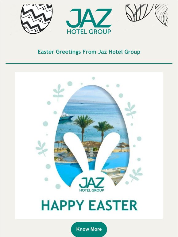Wishing You a Happy Easter From Jaz Hotel Group