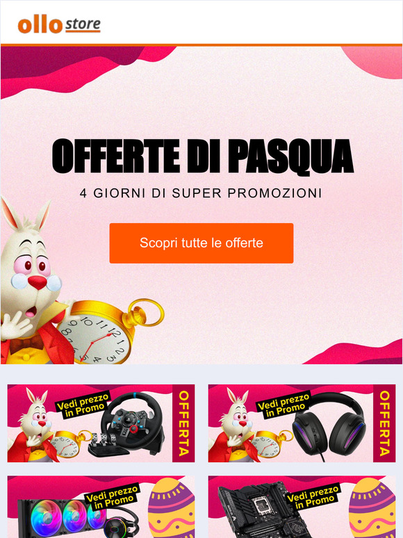 Offerte di Pasqua - 4 giorni di super promozioni