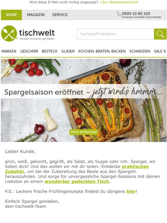 Bereit für die neue Spargelsaison?