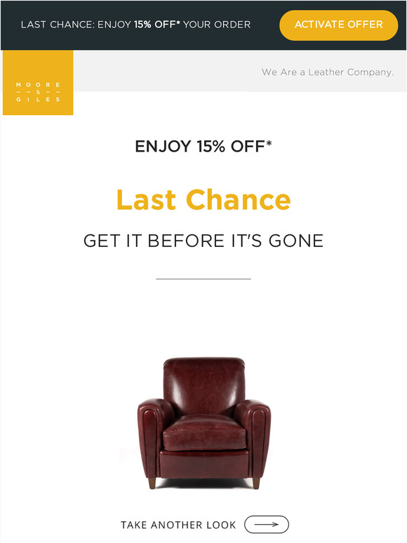 Last chance to get 15% off