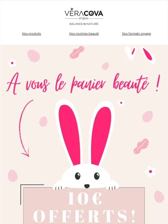 🐰 10€ de remise sur votre panier de Pâques !! 😍