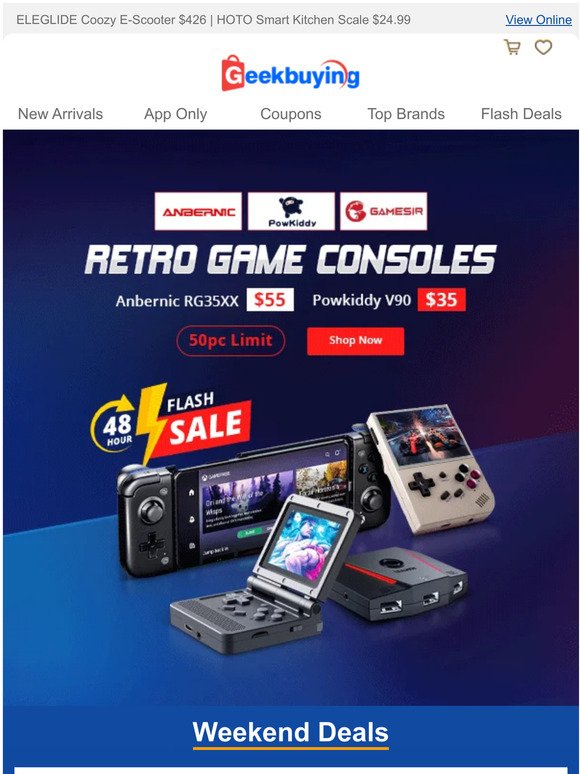 ⏰ Retro Game Consoles 48-Hour Flash Sale | ⚡Low To $26.99!