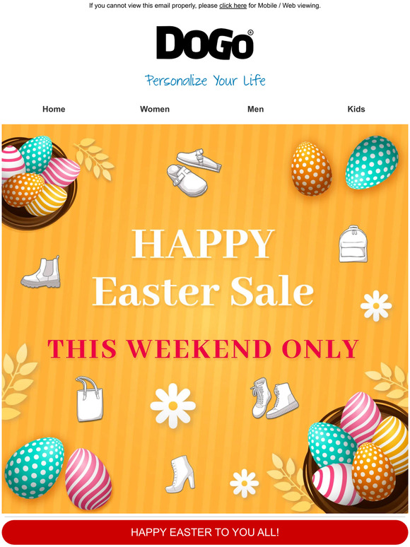 Happy Easter Sale! 🥚
