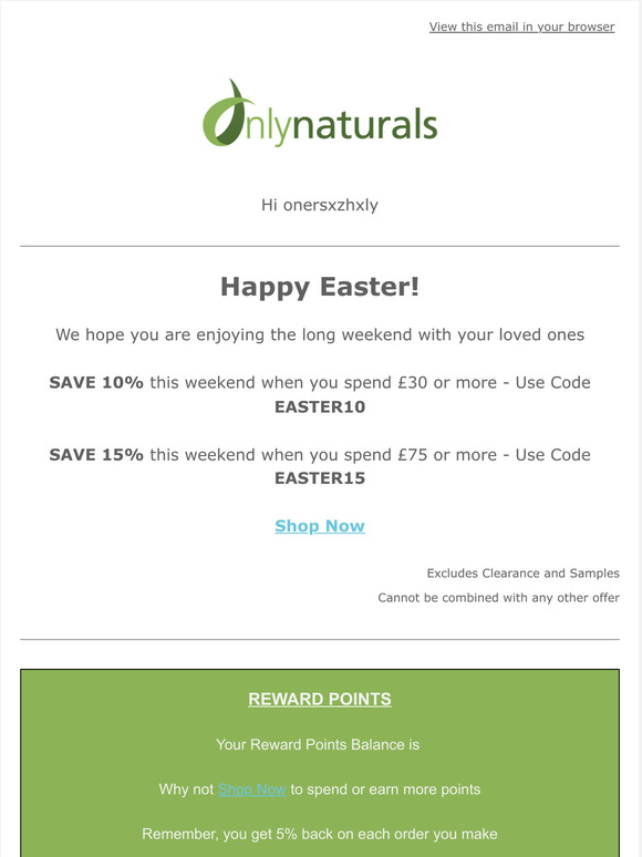 Happy Easter - Celebrate with our SALE this Easter Sunday