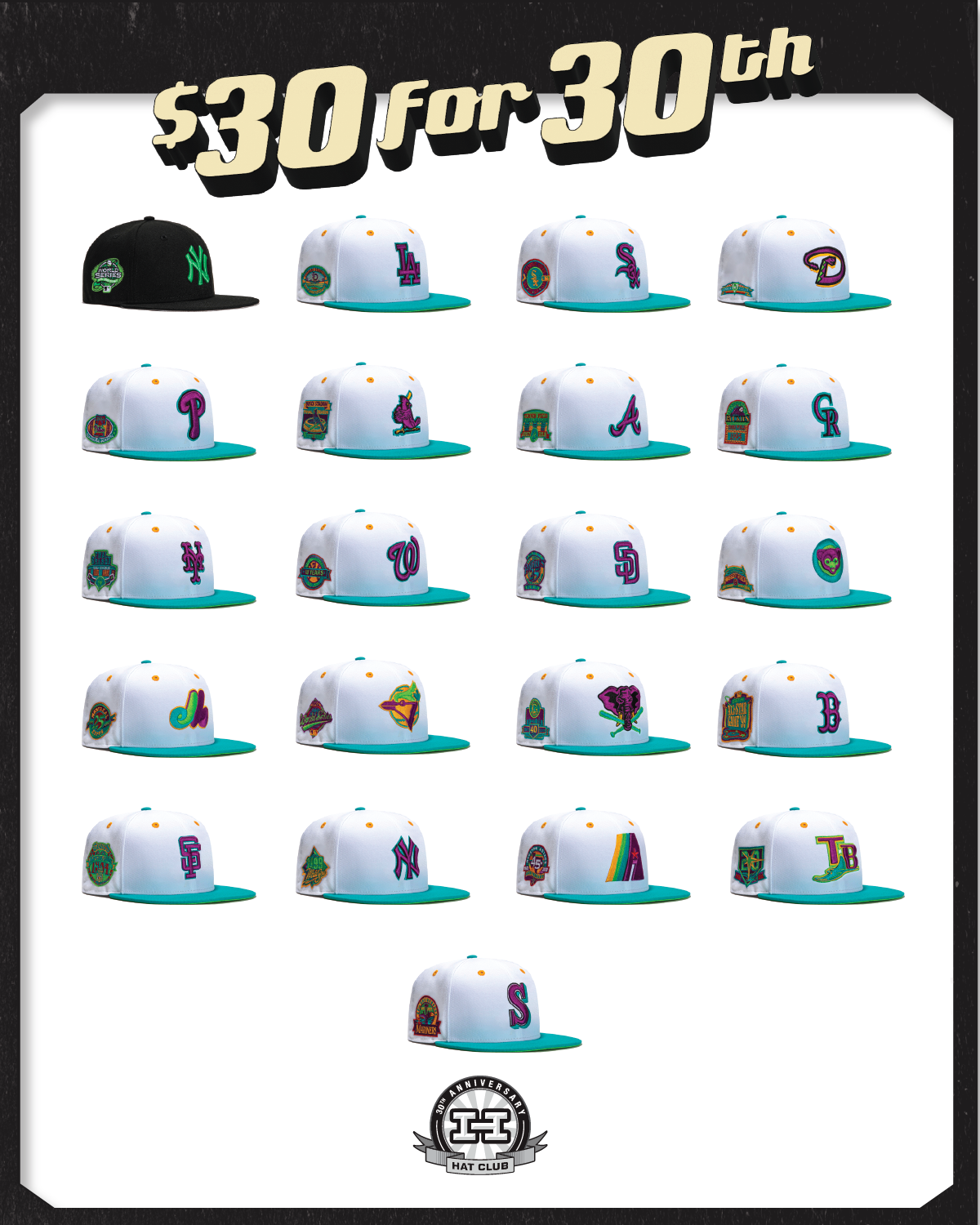 30 For 30 Info – Hat Club