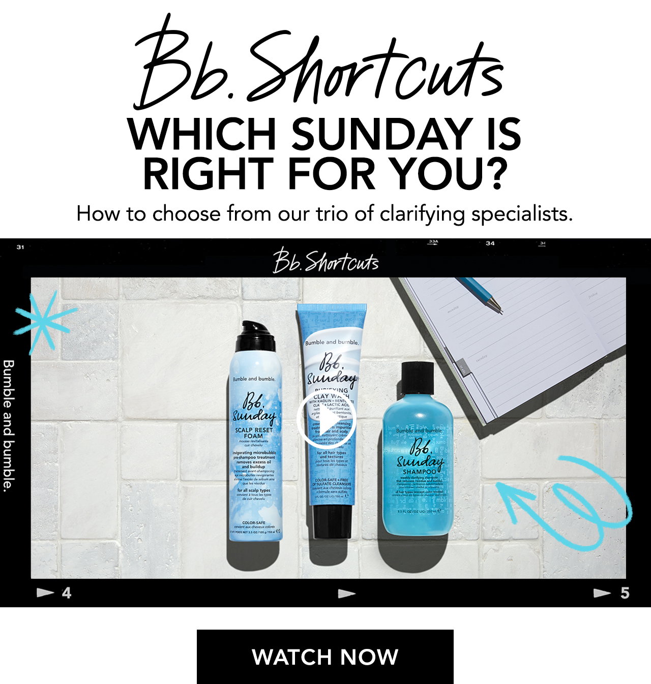 Bb.Shortcuts | Which Sunday is right for you? How to choose from our trio of clarifying specialists. WATCH NOW