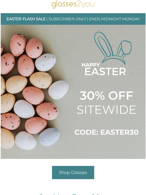 Easter Flash Sale: 30% Off Everything 🐣