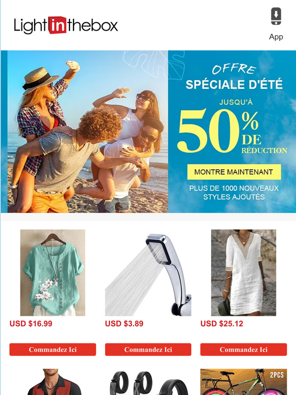 De NOUVELLES offres à partir de 0,99 sont disponibles