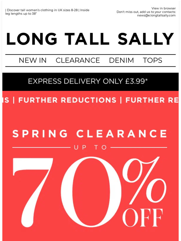 Up to 70% off is waiting for you