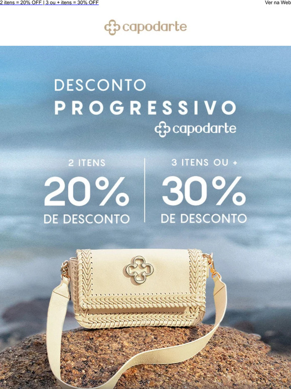 Quanto mais, melhor ﻿💖 Progressivo até 30% OFF