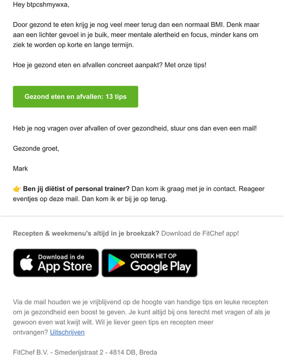 Gezond eten en afvallen: 13 tips