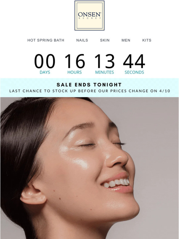 ⏰ Last chance - big sale ends tonight!