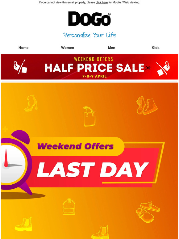📣Last Day For Half Price Sale! ⏰