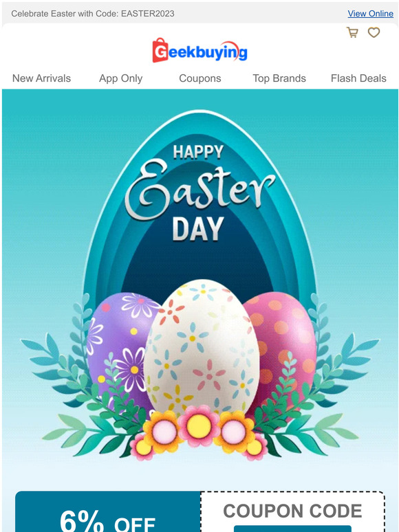 🐇 Easter Weekend Treat >> 6% Off Everything | ⏰ 72-Hour Only!