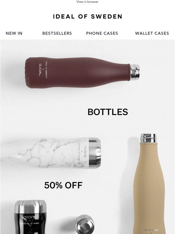 50% off all bottles