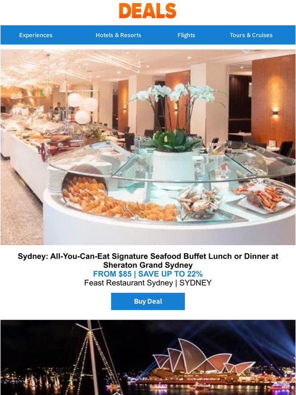 deals Sydney Signature Seafood Buffet at Sheraton Grand Sydney from