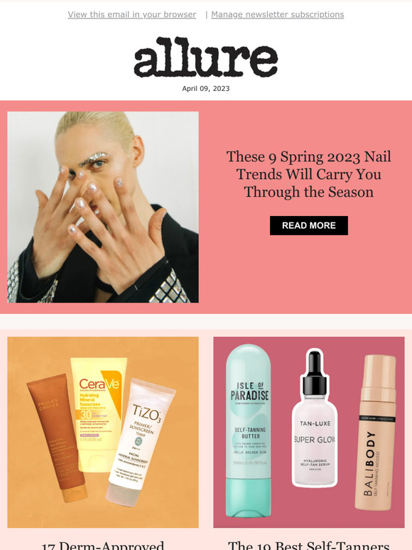 Allure Beauty Box The 19 Best SelfTanners For a Healthy, Natural Glow