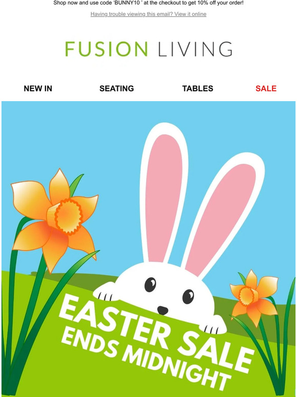 Easter sale ends at midnight  ⏰