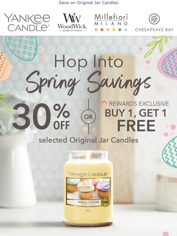 yankeecandle 🌷 Spring Savings in Bloom 🌷 Milled
