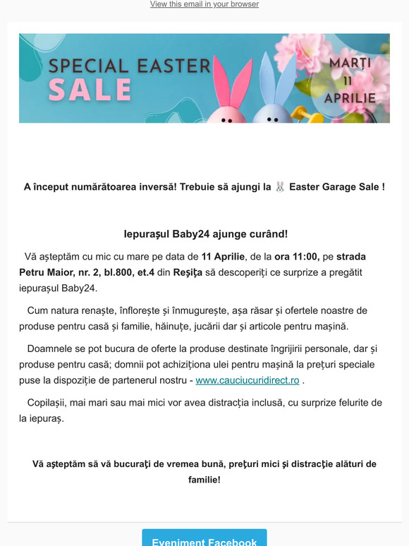 Reminder Baby24 Easter Sale 🐰