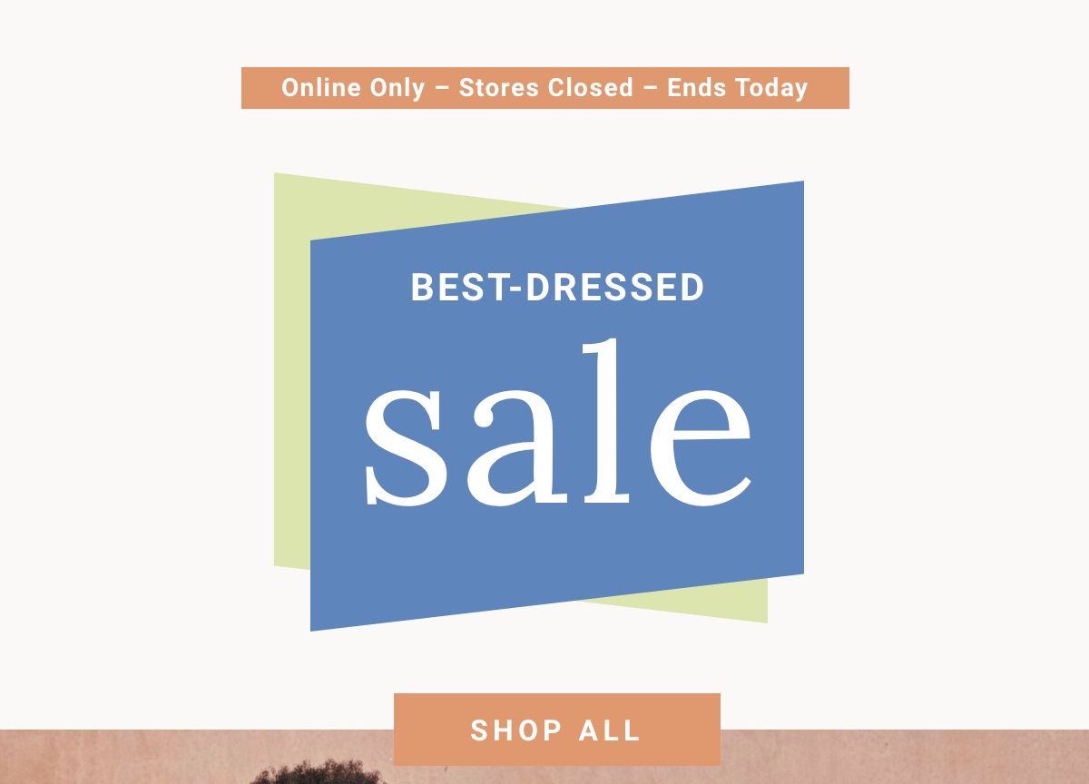 Moores Clothing The BestDressed Sale ENDS TODAY! Milled