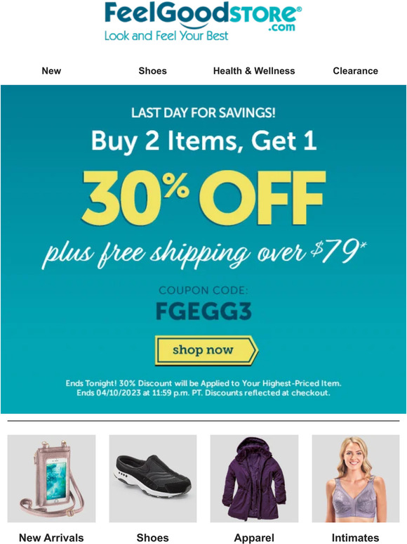 30% off + Free Shipping ends TONIGHT!