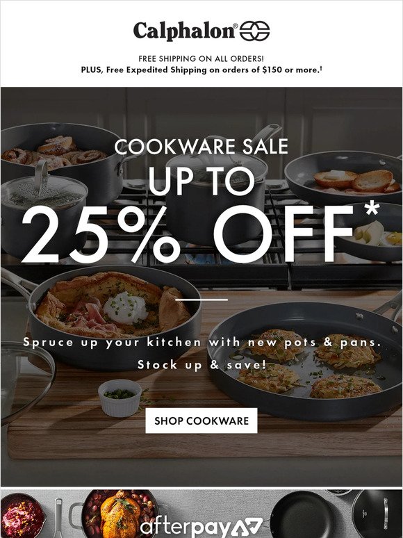 Sale Alert: Up to 25% Off Cookware