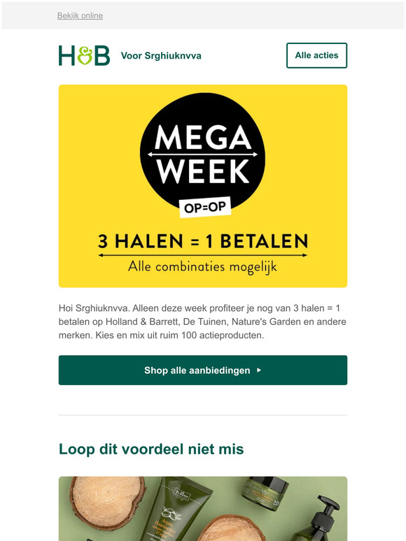 Laatste week: Megaweek ⚠️