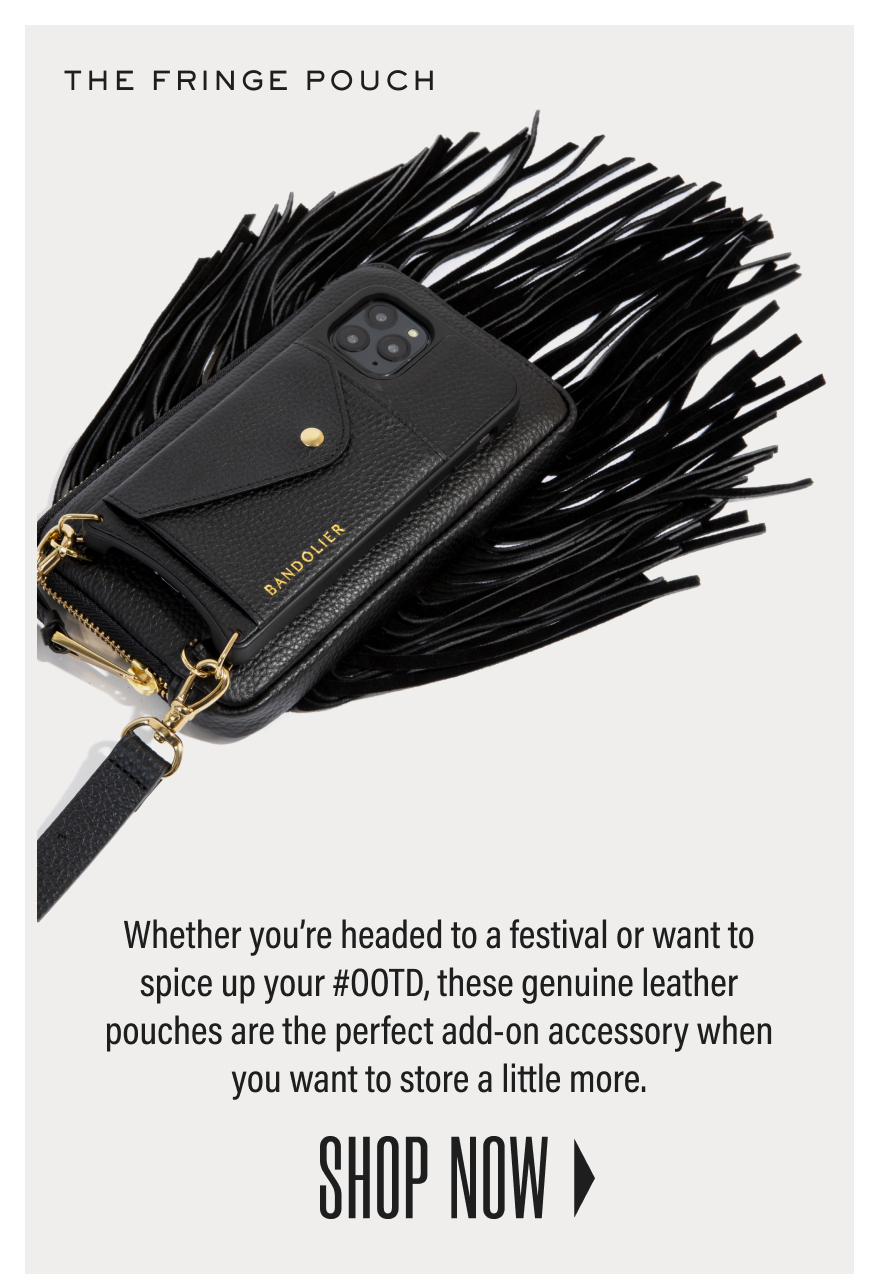 Bandolier: New! Fringe Pouches 🤩 | Milled