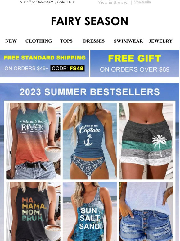 FairySeason 2023 Summer Bestsellers,Starting From 1.99! Milled