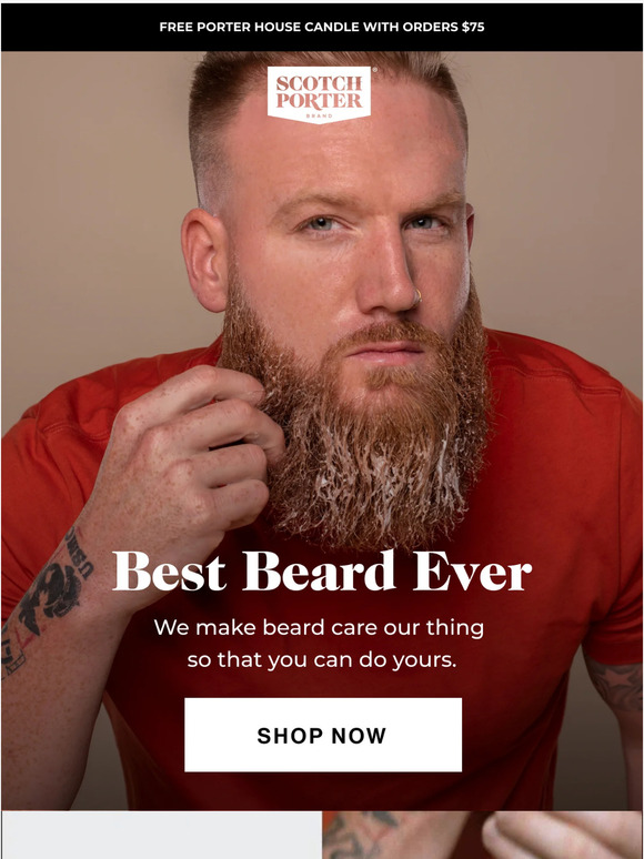 Scotch Porter 4 steps for a boss beard Milled