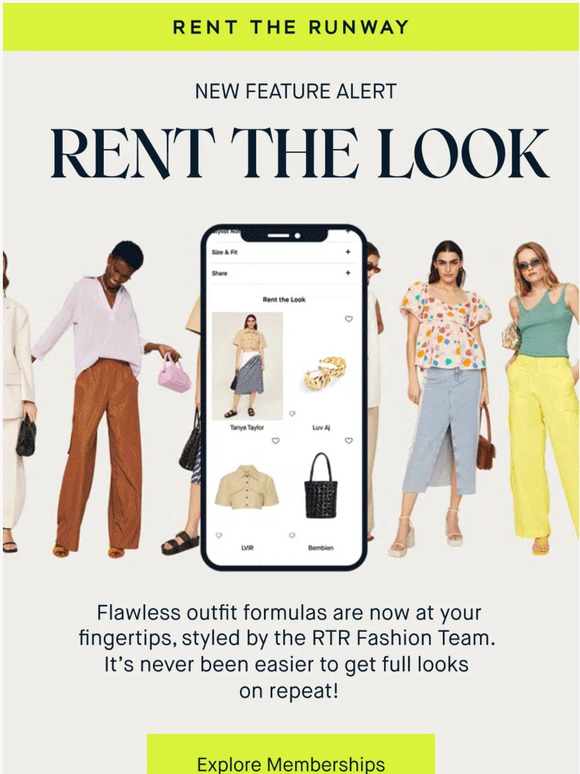 Rent the Runway New! Fashion expertise is now at your fingertips Milled