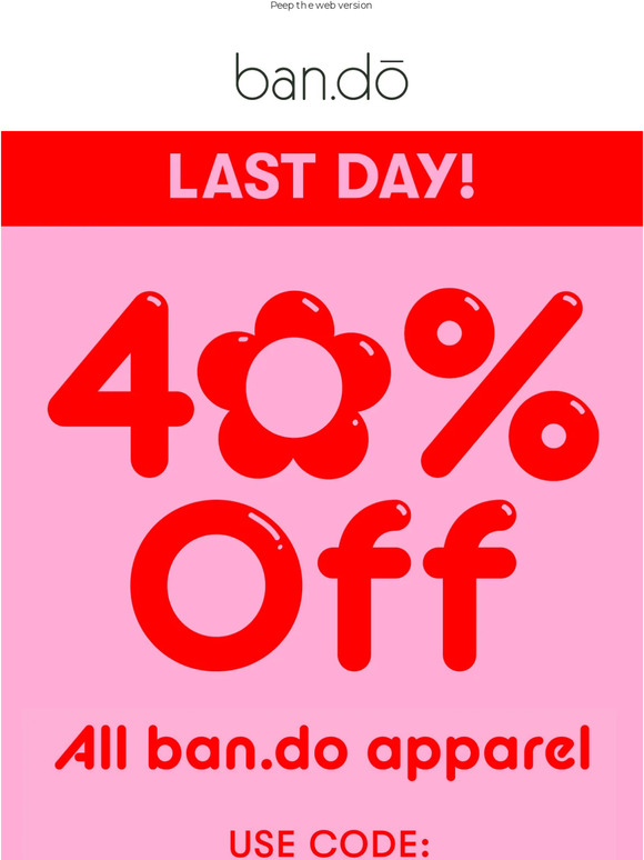 ban.do stock up for small business saturday! Milled