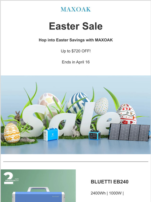 🐣EASTER SAVINGS! | Up to $720 OFF!