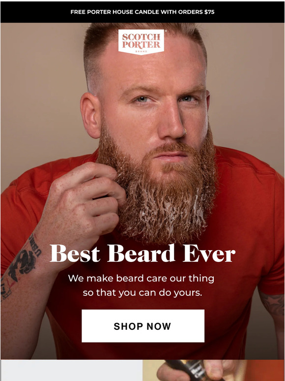 Scotch Porter 4 steps for a boss beard Milled