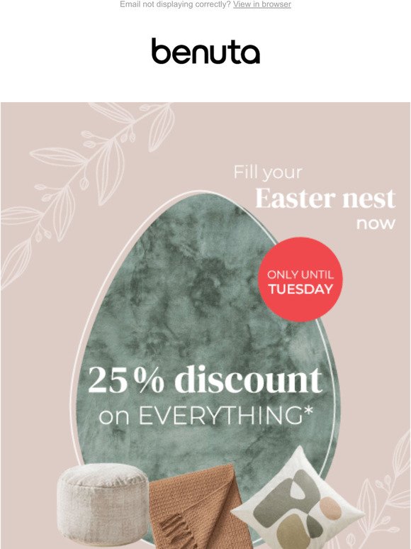 Last Call: 25% discount in the Easter Sale 🚨