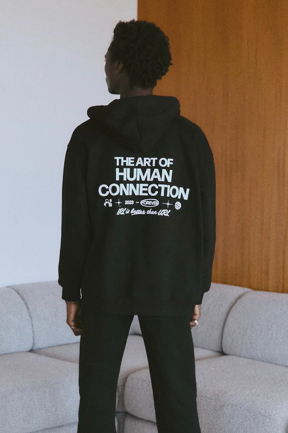 Image of Human Connection Zip Up Hoodie