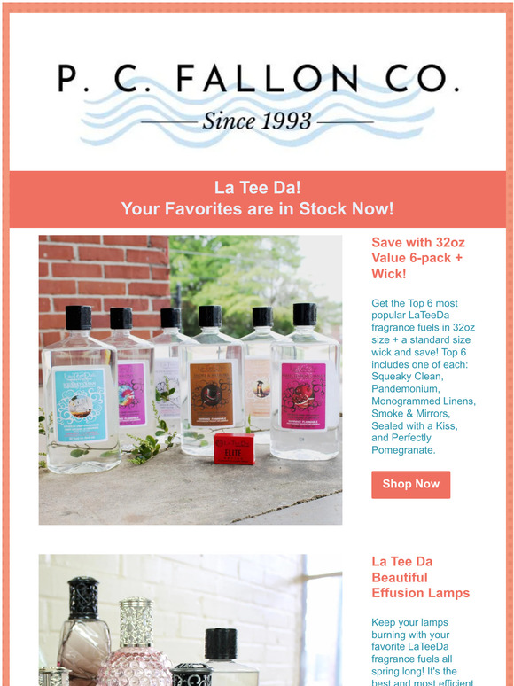 La-Tee-Da is in stock now & on SALE!