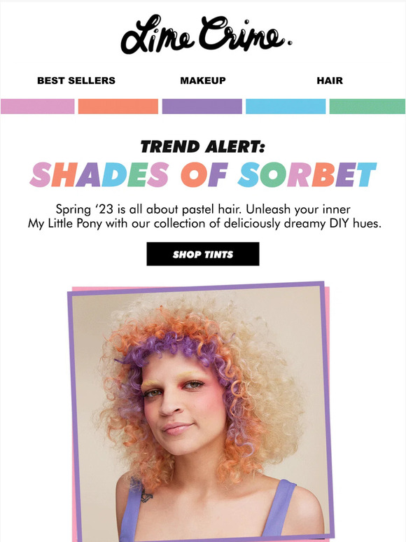 Lime Crime Trend Alert Dreamy pastel hues ☁️ Milled