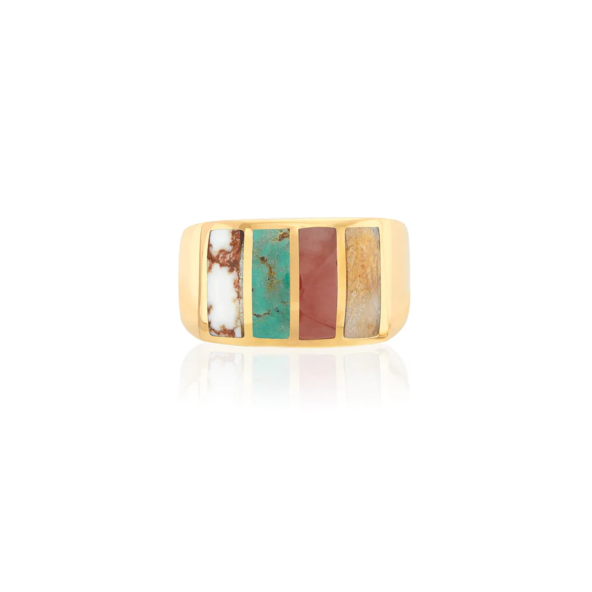 Image of Inlay Multi-Stone Ring