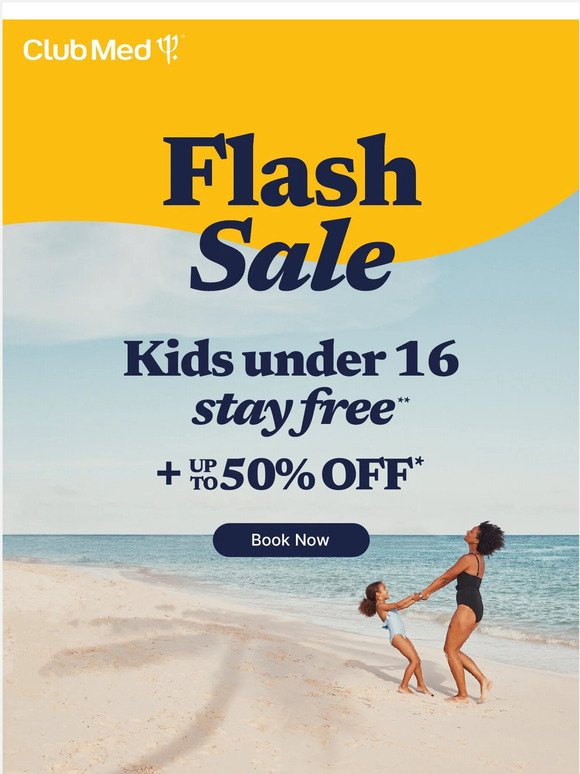 Flash Sale ❗EXTENDED❗ Kids under 16 Stay FREE