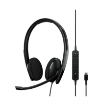 EPOS C10 telefón slúchadlá Over Ear káblové  čierna Potlačenie hluku Headset
