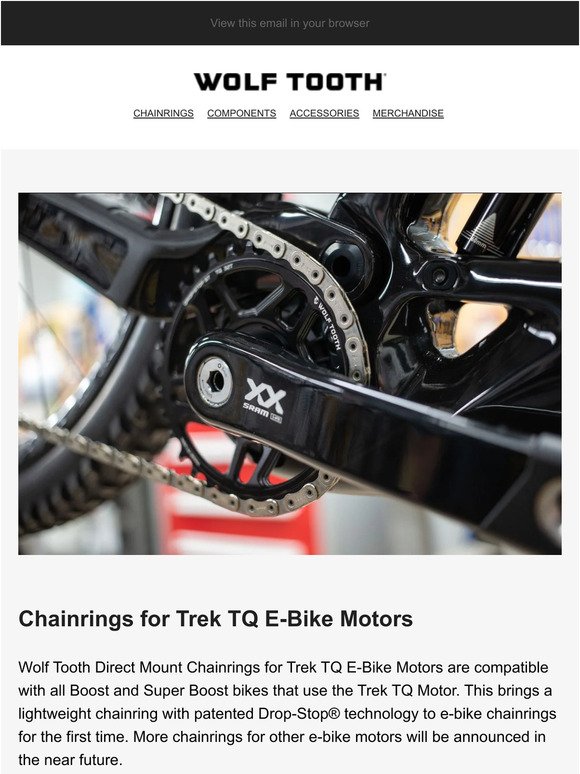 New E-Bike Chainrings