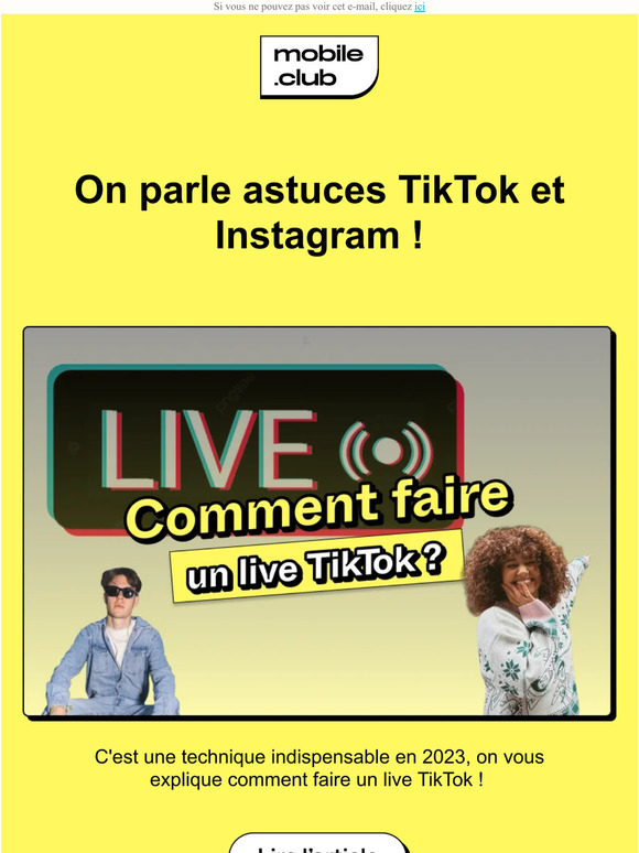 Tout sur TikTok et Instagram !