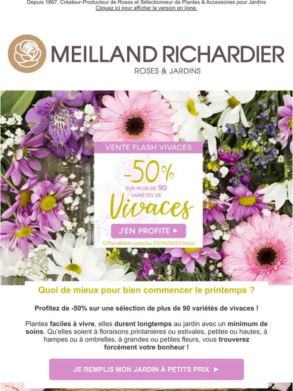 Code Promo Meilland Richardier